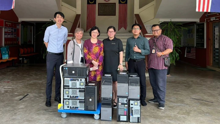 csr project donation of desktop pcs to the methodist girls school in kuala lumpur