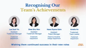 celebrating internal promotions