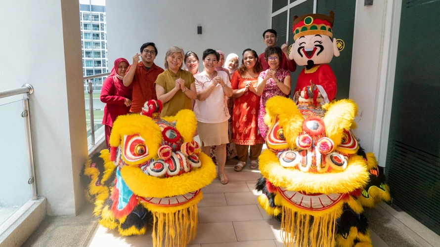 chinese new year and buka puasa dinner