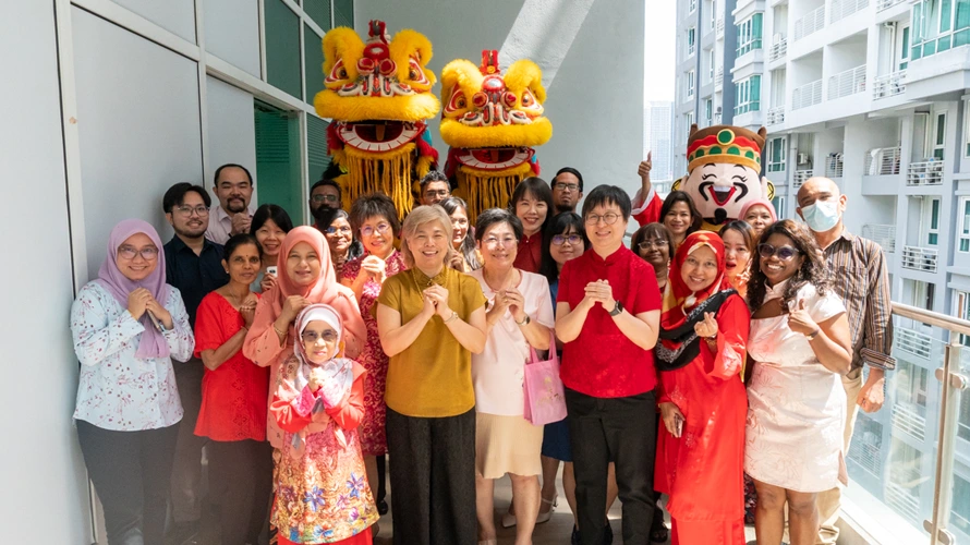 chinese new year and buka puasa dinner