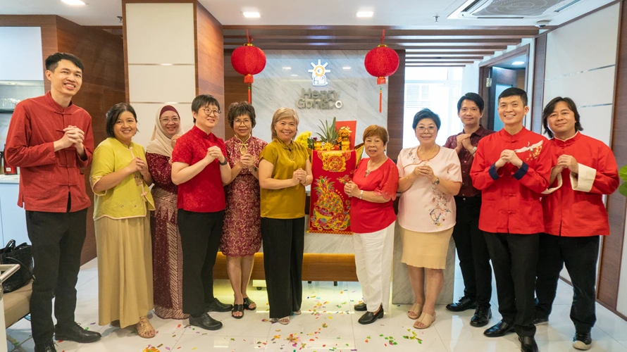 chinese new year and buka puasa dinner